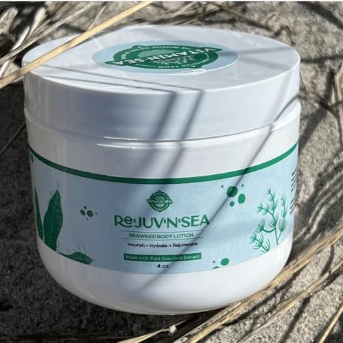 VITAMINSEA Rejuvensea Seaweed Body Lotion, Triple Blend Maine Seaweed - Nourishing Moisturizers For All Type Skin with Vitamin E, Aloe Vera and Shea Butter, Made from Maine Coast Seaweed - 4 oz