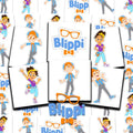 Blippi Tattoos Party Favors Bundle ~ 72 Perforated Individual 2" x 2" Blippi Temporary Tattoos for Kids Boys Girls (Blippi Party Supplies)