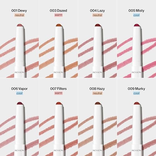REVLON PhotoReady Blur Liner, Soft Matte Lip Makeup to Overline for Instant Natural, Fuller-Looking Lips, 004 Lazy, 0.05 oz