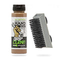Grip Clean Heavy-Duty Hand Cleaner for Mechanics with Nail Brush - Moisturizing Coconut Oil Hand Cleaner Liquid Hand Soap with Stiff Bristle Nail Brush, Lime Scent ? 8 Fl Oz Squeeze Bottle + Brush
