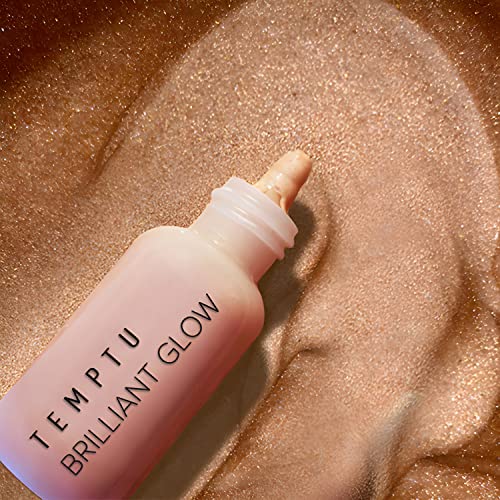 TEMPTU Brilliant Glow Illuminating Primer & Skin Perfector: Hydrating Formula, Natural-Looking, Luminous Glow, Primes & Perfects Complexion, Available In 2 Shades