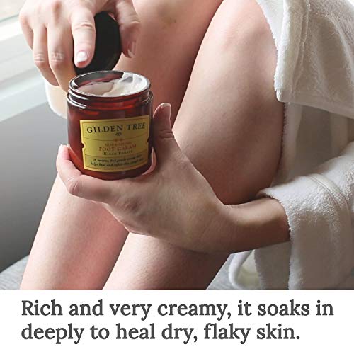 GILDEN TREE Maximum Strength 42% Urea Gel + 2-Sided Foot Scrubber + Nourishing Foot Cream Bundle