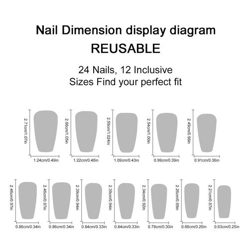 Christmas Press on Nails Long Coffin Fake Nails with Ribbon Designs Red Pink Stripe Glue on Nails Snowflake Gift Stick on Nails Glossy Reusable Xmas False Nails for Women Girls Winter Holiday Manicure