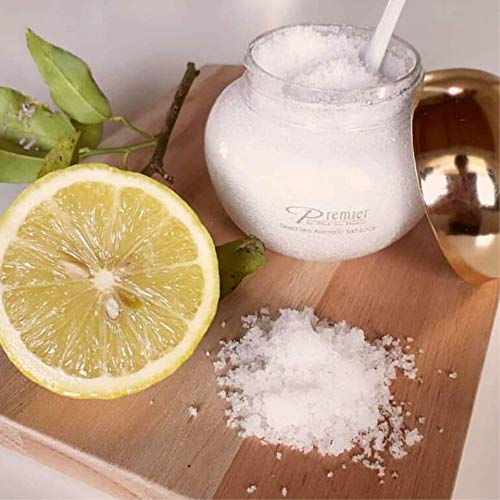 Premier Dead Sea Salt Scrub for Body Hands and Feet, Exfoliating with Jojoba Oil and Vitamin E, Natural Sea Salt Body Scrub for Women and Men, Exfoliator, Moisturizing 10.5 oz