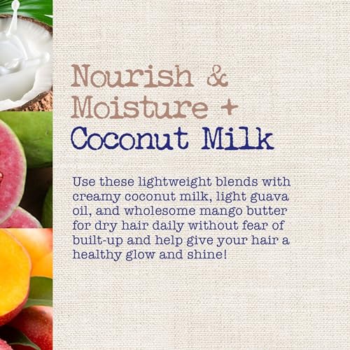 Maui Moisture Nourish & Moisture + Coconut Milk Conditioner to Hydrate and Detangle Curly Hair, Lightweight Daily Moisturizing Conditioner, Vegan, Silicone & Paraben-Free, 13 fl oz (Pack of 2)