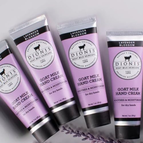 Dionis Goat Milk Hand Cream Lavender Blossom 1 oz (Pack of 4)