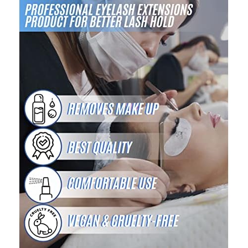 Super Booster for Eyelash Extensions 15ml & Extra Bonder 15ml & Primer/Cleanser 40ml - Stacy Lash/Adhesive Accelerator/Glue Activator/Sealer/Protein Oil Remover/Professional Supplies