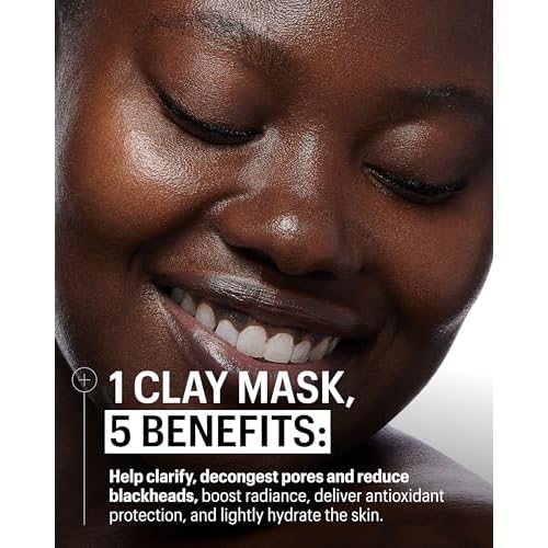Allies of Skin 2% BHA & Rhassoul Clay Face Mask | Weekly Treatment to Reduce Pores and Blemishes | Control Breakouts, Acne and Blackheads | Hydrate and Retain Moisture (1.7 oz)