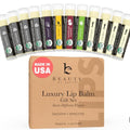 USDA Organic Lip Balm - USA Made with Natural Ingredients - 12-Pack (6 flavors) ? Beeswax, Coconut Oil, Vitamin E ? Moisturizing Chapstick for Dry, Cracked Lips ? Lip Care Gift Set