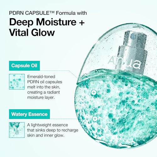 ANUA PDRN Collagen Glow Facial Serum Spray, Hydrating Face Mist, Hyaluronic Acid, dewy Glass Finish, All Skin Types, Instant Plumping Hydration, Firming Care, Korean Skincare, 1.01 fl oz
