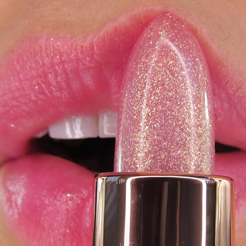 Winky Lux Unicorn Glimmer Balm -Hydrating ph Lip Balm, Natural Pink Tint with pH Color Changing, Moisturize & Soften Lips While Leaving Sheer Pink Tint, with Vanilla Scent