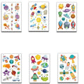260PCS Outer Spaceship Party Temporary Tattoos for Adult - Astronaut Planets Decorations Birthday (24 Sheets)
