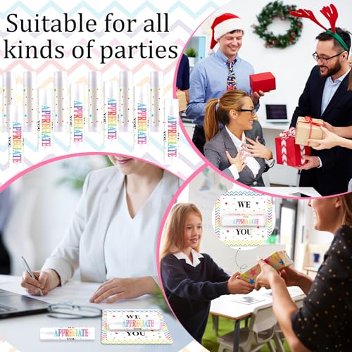 50 Pack Employee Appreciation Gifts Bulk Lip Balms Thank You Gift You're the Balm Party Favor for Women Man Coworker Teacher Gratitude Baby Shower Spring Party Supply (Colorful)