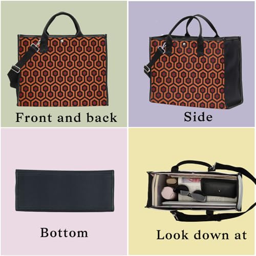 BWWKTOP Overlook Hotel Cosmetic Makeup Bag Horror Movie Inspired Gifts Overlook Hotel Travel Zipper Pouch Bag (Shinibag BL BG)