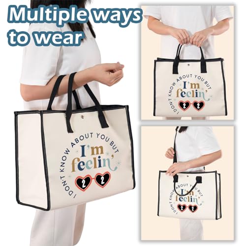 XYANFA I'm Feeling 22 Makeup Bag 22 Birthday Gift Singer Fans Gift Singer's Merchandise (feelin' 22 tote bag)