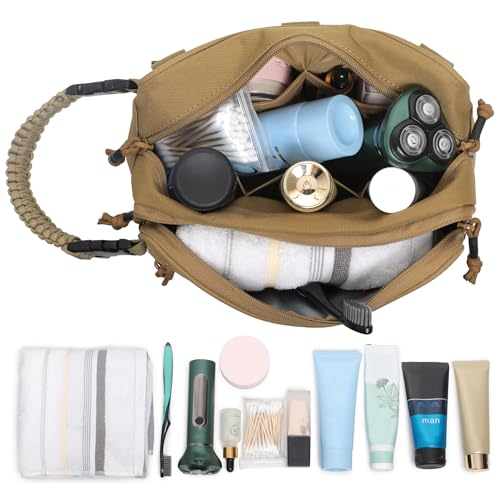 Tactical Toiletry Bag for Men and 18L Camping Storage Bag