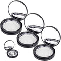 3 Pack Eyelash Storage Case Holder with Mirrow, Empty Eyelash Cases Travel with Lash Holder for for Ladies and Girls