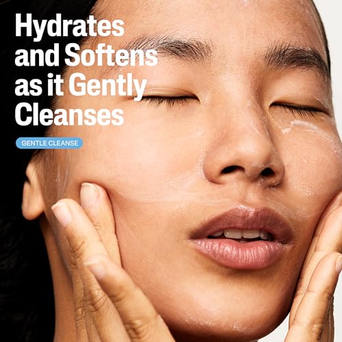 Cetaphil Face Wash, Hydrating Gentle Skin Cleanser for Dry to Normal Sensitive Skin, 16 oz + Travel Size Moisturizing Lotion 2 oz