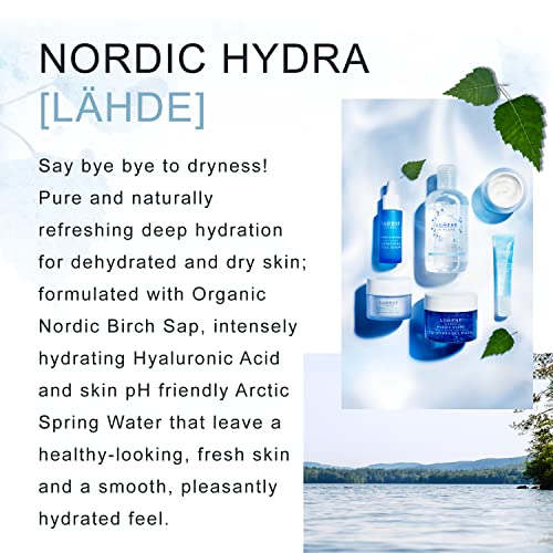 Lumene [L?hde] Nordic Hydra Oxygen Recovery 72HR Hydra Gel Mask - Cooling + Hydrating Face Mask - Recharges Dry, Dehydrated Skin with Organic Nordic Birch Sap + Pure Arctic Spring Water (150ml)