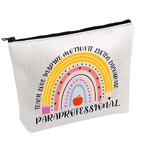 Paraprofessional Survival Kit Para Teacher Gift Paraprofessional Zipper Pouch Makeup Bag Paraeducator Appreciate Gift Teacher Aide Gift (Paraprofessional)