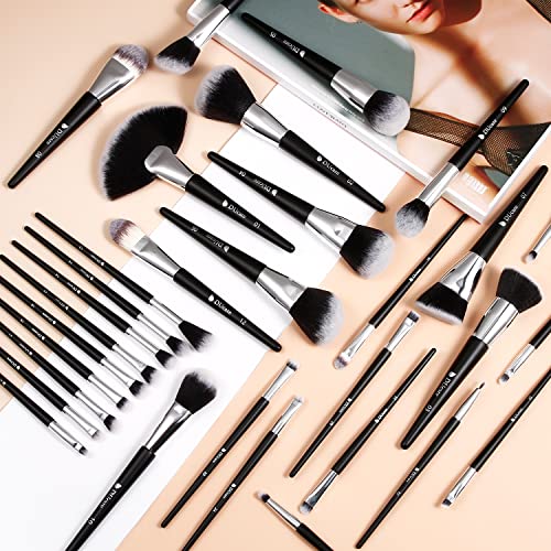DUcare Professional Makeup Brush Set+Makeup Brush Solid Soap Cleanser