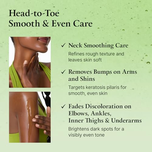 FULLY Green Tomato Acid 20 Exfoliating Wash Off Serum, 21% AHA+BHA+PHA for Dead Skin, Magic Green Potion, Body Exfoliator, for Strawberry Skin, Smooth Texture, Korean Vegan Skincare, 1.69 fl.oz