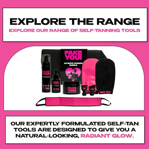FAKE YOU! Back Tanning Applicator ? Dual-Sided Back Tanner for Seamless Application ? Reusable Back Applicator for Tanning Mousse - Perfect fot Fake Tan
