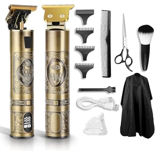 Men Professional Hair Clipper, Men's Cordless Hair Clipper, Suitable for haircutting and Beauty. Home use Rechargeable Hair Trimming Set