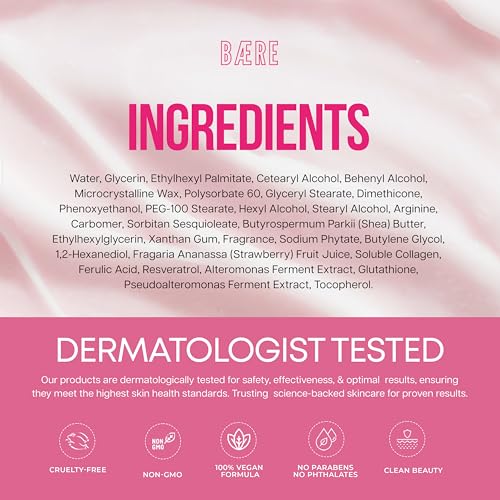 Collagen Body Butter with Strawberry Milk ? Dermatologist Tested, Anti Aging Korean Skin Care ? Deep Moisture For Soft Dewy Skin & Smooth Texture ? Vegan Clean Beauty Body Moisturizer ? 7 Fl Oz
