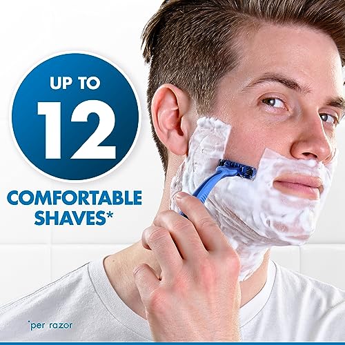 Gillette Sensor3 Comfort, 8 Count | Disposable | For Men | Lubrastrip | Pack of 2