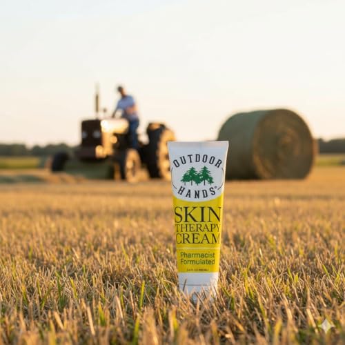 Skin Therapy Cream ? Pharmacist-Formulated Hand Cream with Organic Oils & Botanical Extracts ? Helps Repair Cracked, Chapped & Dry Skin - 3.4oz - 6 Pack