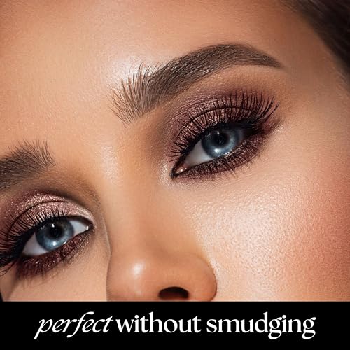 SORM? Smudge Proof Long Lasting Eye brow Powder for Women - Always Perfect Brows with Brush and 3 Shaping Eyebrow Stencils (Fine, Medium, Full) - Finest Color Pigment Eyebrow Filler - Soft Smoke