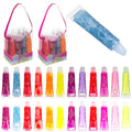 EXPRESSIONS 24-Pack Flavored Lip Gloss Bulk Set | Non-Toxic, Kid-Safe Squeeze Tubes for Party Favors, Goodie Bag Fillers & Classroom Gifts