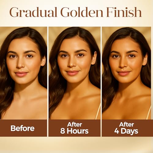 Hydrating Self Tanning Drops ? LIGHT/MEDIUM ? Face & Body Tint with DHA, Hyaluronic Acid, Squalane & Niacinamide ? Natural-Looking Tan ? MYSTERE BEAUTE ? 1 fl oz