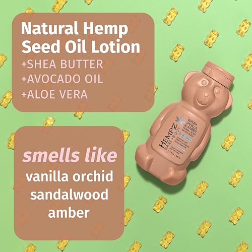 Hempz Bare Body Limited Edition Warm Vanilla & Amber Herbal Body Moisturizer 11.7 oz.