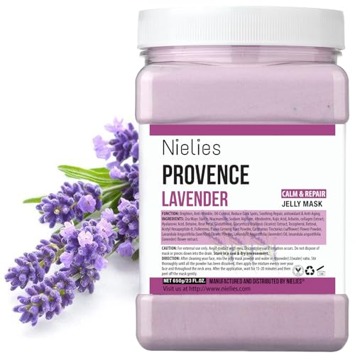 Hydro Jelly Masks for Facials, Jelly Mask Powder, Esthemax Hydro Jelly Mask, Moisturizing& Hydrating 23 Fl Oz (Lavender)