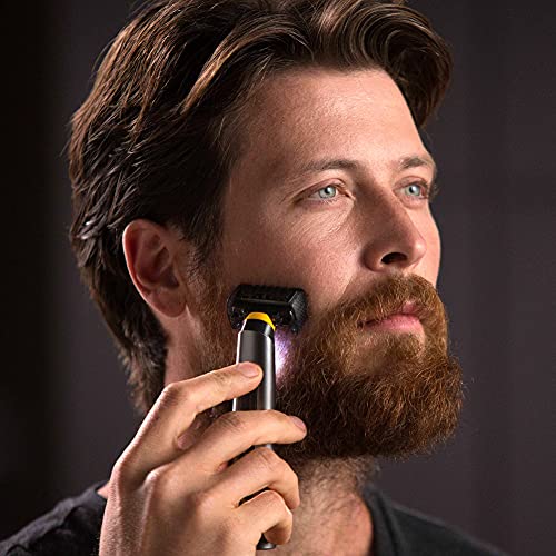 Men's Electric Shaver - MAX-T Corded and Cordless Rechargeable 3D Rotary Shaver Razor for Men with Pop-up Sideburn Trimmer Wet and Dry, IPX7 Waterproof, Plug & Play