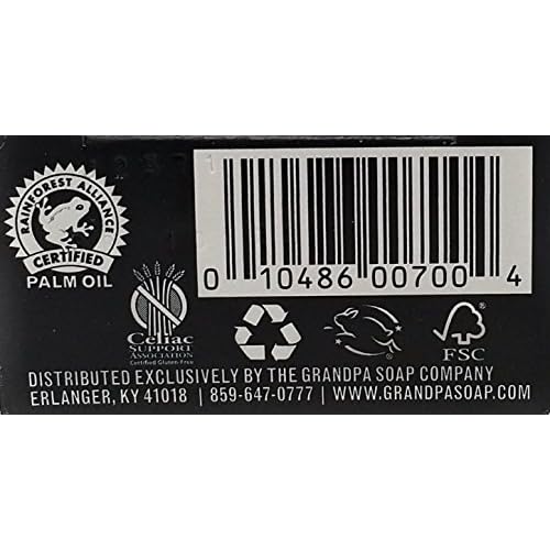 Grandpas Wonder Pine Lathers White Tar Bath Bar Soap - 3.25 Oz