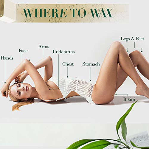 Clean + Easy Large Sensitive Roll On Wax Refill ? Large Wax Refill for Cartridges, Quick & Easy Hair Removal, 12 Pack