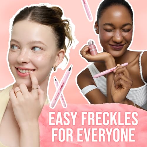 Peripera Freckle Pen, Natural Sun-Kissed Makeup ? Long Lasting, Smudge-Proof Faux Freckles with Precision Dot Tip, Buildable K-Beauty Freckle Makeup Pen (01 NATURAL BROWN)