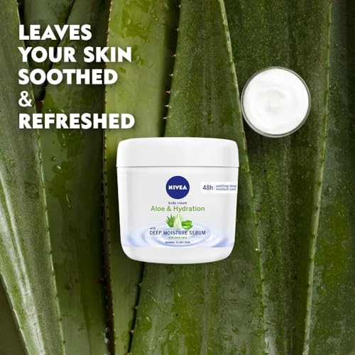 NIVEA Aloe and Hydration Body Cream 13.52 oz (1)