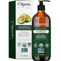 Cliganic Organic Avocado Oil, 100% Pure (8oz) - for Skin & Hair, Nourishing Carrier Oil for Face & Body
