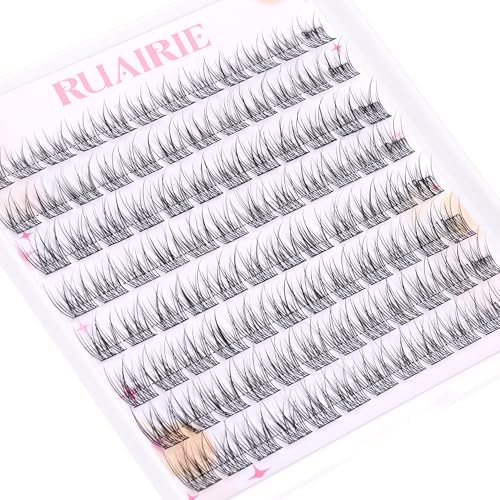 Lash Extension Kit Wispy Lash Clusters Kit Natural Eyelash Extension Kit 9-11MM CD-Curly Eyelash Clusters Kit Short Cluster Lashes Kit DIY Individual Lashes Kit with Bond and Seal by Ruairie