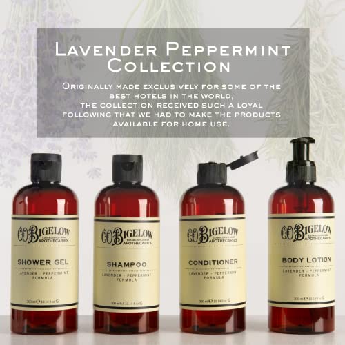 C.O. Bigelow Lavender Peppermint Shampoo, Sulfate Free Shampoo, Hair Wash with Lavender & Peppermint Essential Oils, 10.4 Fl Oz (Pack of 2)