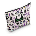 PXTIDY Dramatic Makeup Bag Halloween Queen Evil Gift Villain Lover Gift Villain Queen Movie Makeup Bag Witch Gift