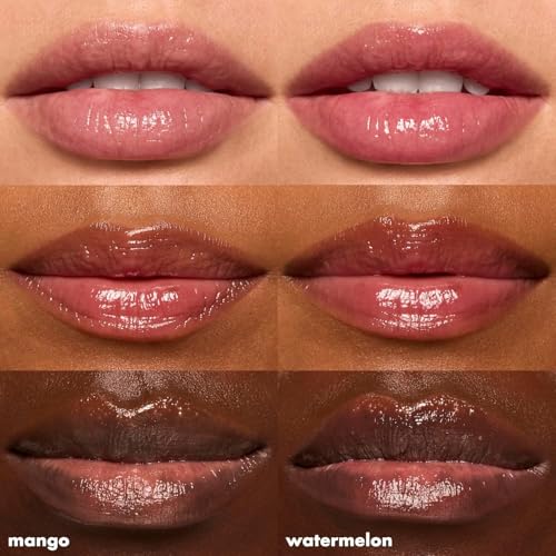 e.l.f. Squeeze Me More Lip Balm Duo, Moisturizing Balm For A Sheer Tint Of Color, Made With Hyaluronic Acid, Vegan & Cruelty-Free, Mango & Watermelon (Pack of 2)