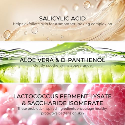 COSMEDIX Clarify Salicylic Acid Foaming Face Wash ? Gentle Exfoliating Cleanser for Sensitive & Blemish-Prone Skin ? Aloe Vera Formula for Glowing, Balanced Skin ? 145 ml / 5 fl oz