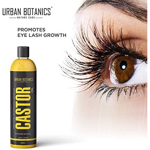 UrbanBotanics¢ç Pure Cold Pressed Castor Oil for Hair and Skin, 200ml