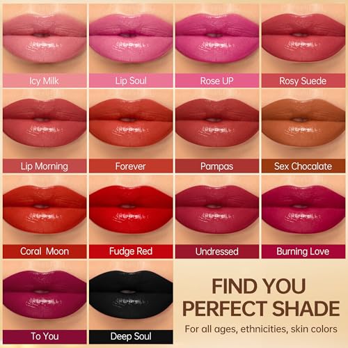 MAKI YIKA Burgundy Lipstick for Women Moisture Hydrate Lipsticks Glossy Purple Lipsticks Sheer Finish Lightweight Tinted Lip Balm (Z19 To You)