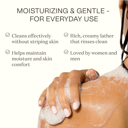 Ingreendients Moisturizing Body Wash For Sensitive, Dry & All Skin Types - pH Balanced, Natural, Organic, Non-Toxic, Vegan, Sulfate-Free, Paraben-Free, Gluten-Free (16 FL. OZ)